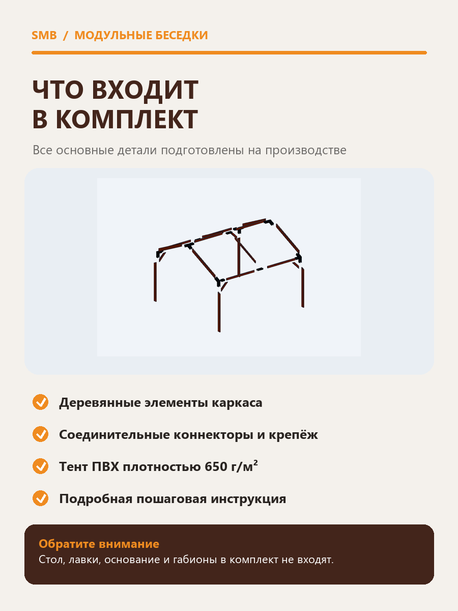 Слайд с комплектацией товара